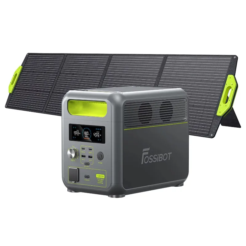 【BestSelling】FOSSiBOT F1200 Portable Power Station Battery Portable Power Station Solar for Home and Outdoor Use