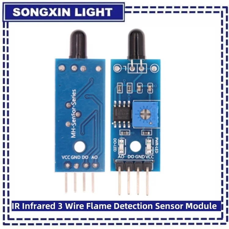 SAMIROB IR อินฟราเรด 3 สายเปลวไฟ Accelerometer Sensor โมดูลการตรวจจับสําหรับเครื่องตรวจจับ Smartsense Ac ความชื้นแอมโมเนียม Approach