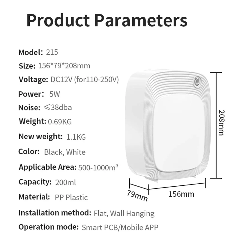 Difusor de olores eléctrico para el hogar, dispositivo de aromaterapia de Control inteligente con función de sincronización inteligente, ambientador de aire, 400ml
