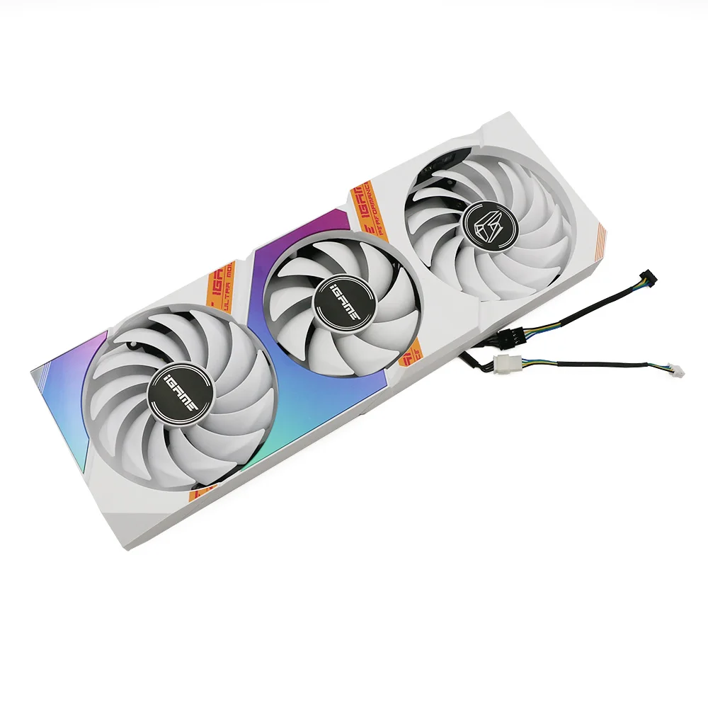 Imagem -03 - Substituição do Ventilador Mais Frio para Colorful Geforce Faça Você Mesmo Placa Gráfica Ventilador 4pin Rtx 3080 3070 3060 ti Igame Ultra oc Branco Rtx3080 Rtx3070