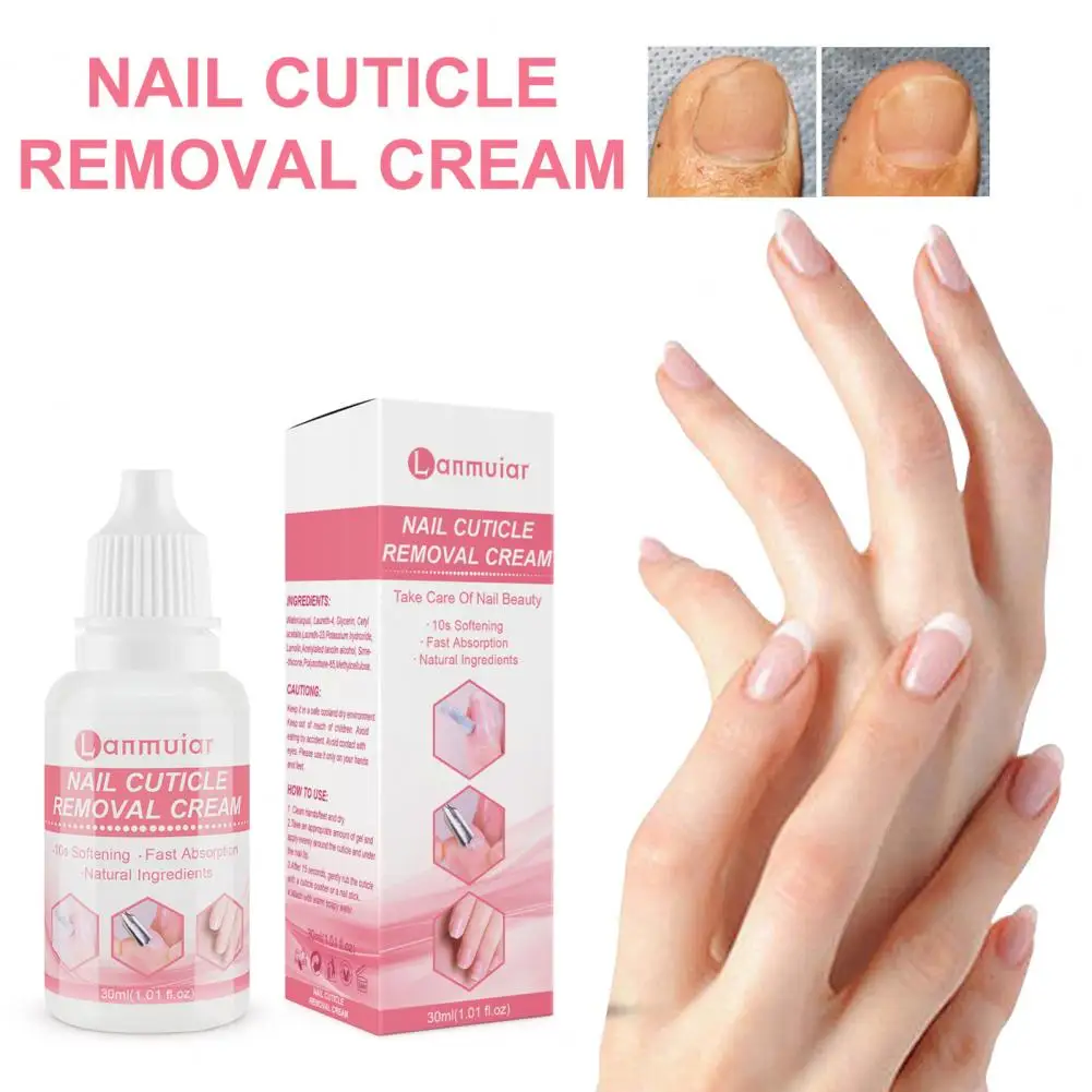 Remove Excess Cuticles Dead Skin Softener Tool for Nails Professional Cuticle Softening Cream for Healthier Nails Gentle