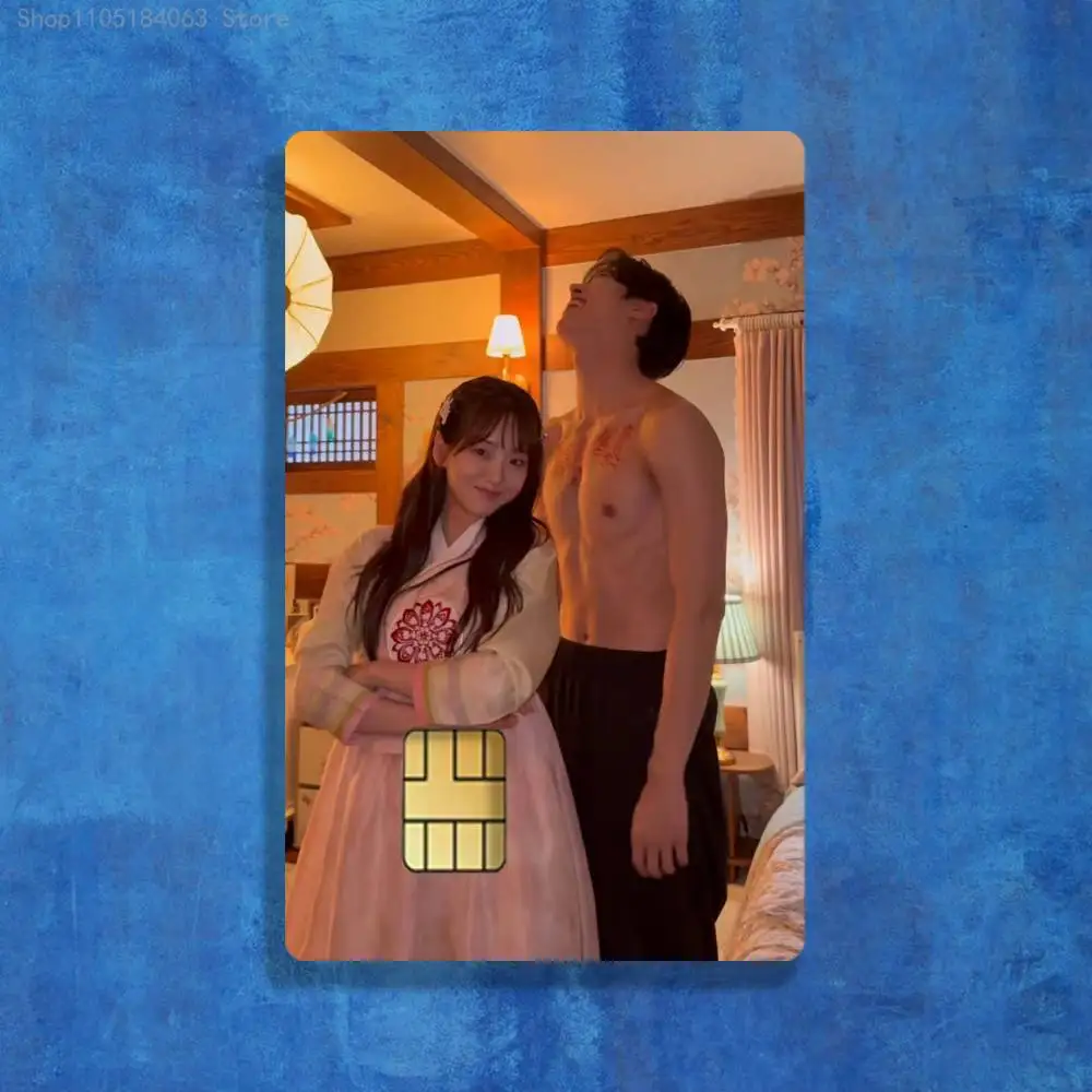 G-Go Y-Youn J-Jung ملصقات الائتمان فيزا الخصم البنك بطاقة شحن حافلة مترو ملصق مضاد للمياه ملصق الديكور