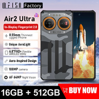 IIIF150 Air2 Ultra Global Version 5G Rugged Phone Ultra-thin 16GB+512GB 108MP Camera 6.8''FHD+ 120Hz Flexible AMOLED Screen