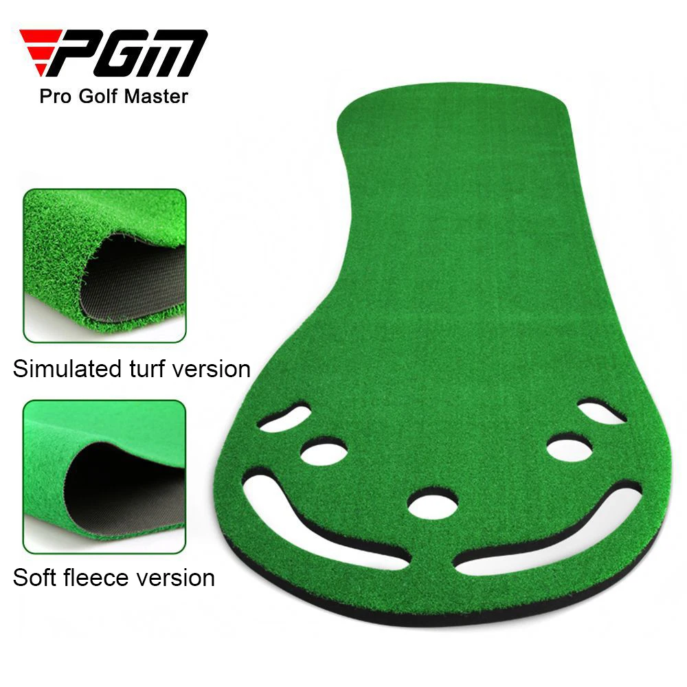 PGM Golf Putting Mat TPE Golf Training Aids Indoor Home Practice Training Putter Pads Putting Green 0.93*3.0m