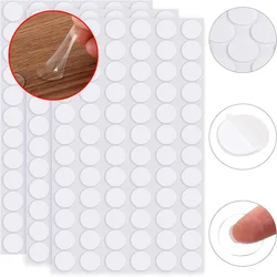 500 Double Sided Dots Adhesive Tape Traceless Clear Putty Sticky Stickers Reusable Transparent No Traces Adhesive Tape for Decor