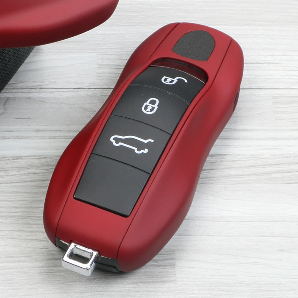 Car Key Case Cover Fob Shell For Porsche Cayenne Macan Cayman Panamera Carrera Boxster 911 970 981 991 781 971 9YA Aaccessories