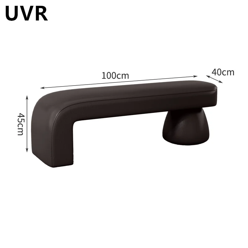 UVR Household Bedroom European Bed End Stool Doorway Simple Changing Shoe Stool Light Luxury Clothing Shop Bench Sitting Stool