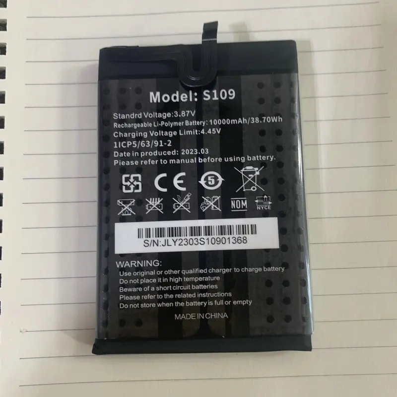 For Oukitel WP22 Battery Original 10000mAh Bateria 6.58