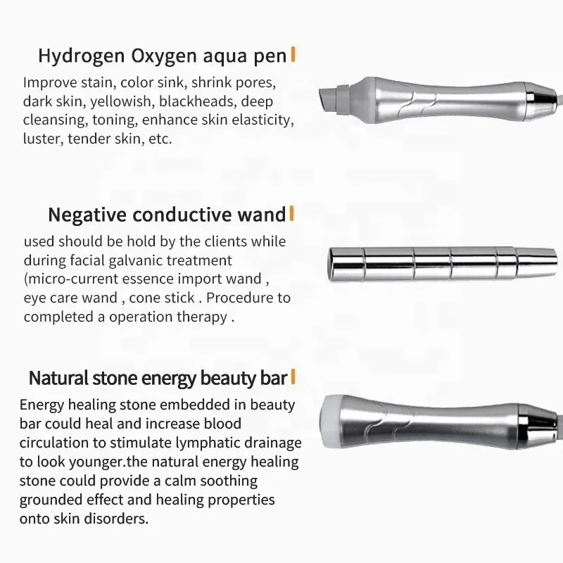 9 in 1 Multi-functional Facial Deep Cleansing Hydro Skin Rejuvenation Rf Face Lift Equipment