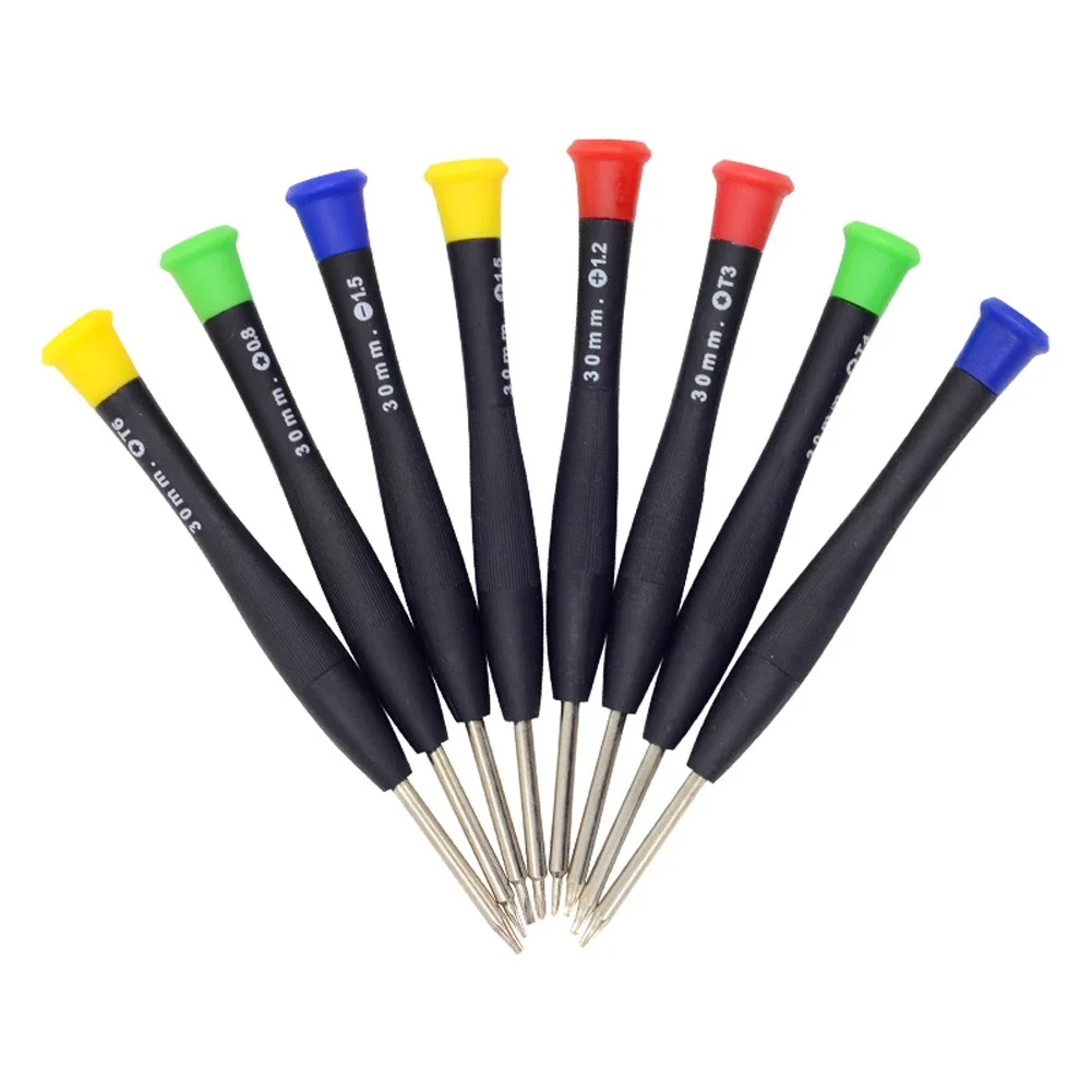 Imagem -04 - Precisão Chave de Fenda Grupo Torx Cross Slotted Star Chave de Fenda Magnética Bit Kit de Reparação Desmontagem Abrindo Ferramentas t3 t4 t5 t6 Pcs