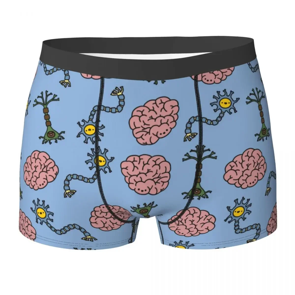 Boxer Underpants Shorts Neuro Brain Time! Let's Have Some Synapse Fun Panties Male Ventilate Underwear For Homme Man Boyfriend