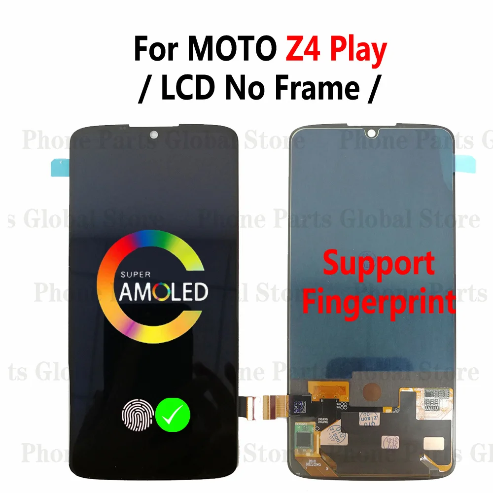 For Motorola MOTO Z2 Play LCD Z Z3 Z4 LCD Display Screen Touch Digitizer Assembly XT1710 XT1929 XT1980 XT1635 Replacement Parts