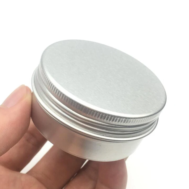 Aluminum box round 5-60 grams round threaded aluminum cream box cooling oil comfrey cream face cream travel cosmetics sub-pack