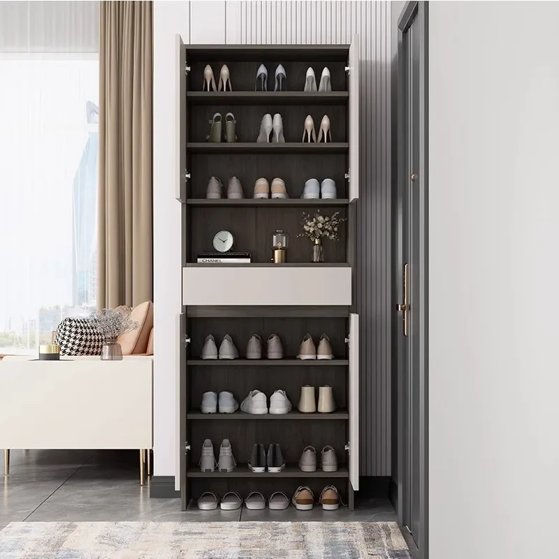 Industrial Mirrored Creative Shoe Cabinet Strong Minimalist White Contemporary Shoe Cabinet Schuhschrank Household Furniture