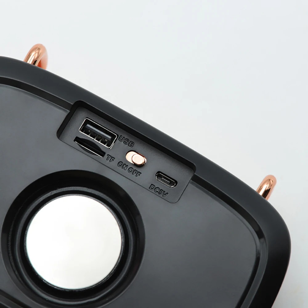 BS32D Wireless Pink Bluetooth Speaker Convenient Mini Speaker Outdoor Style Plug-in Type Subwoofer Rechargeable