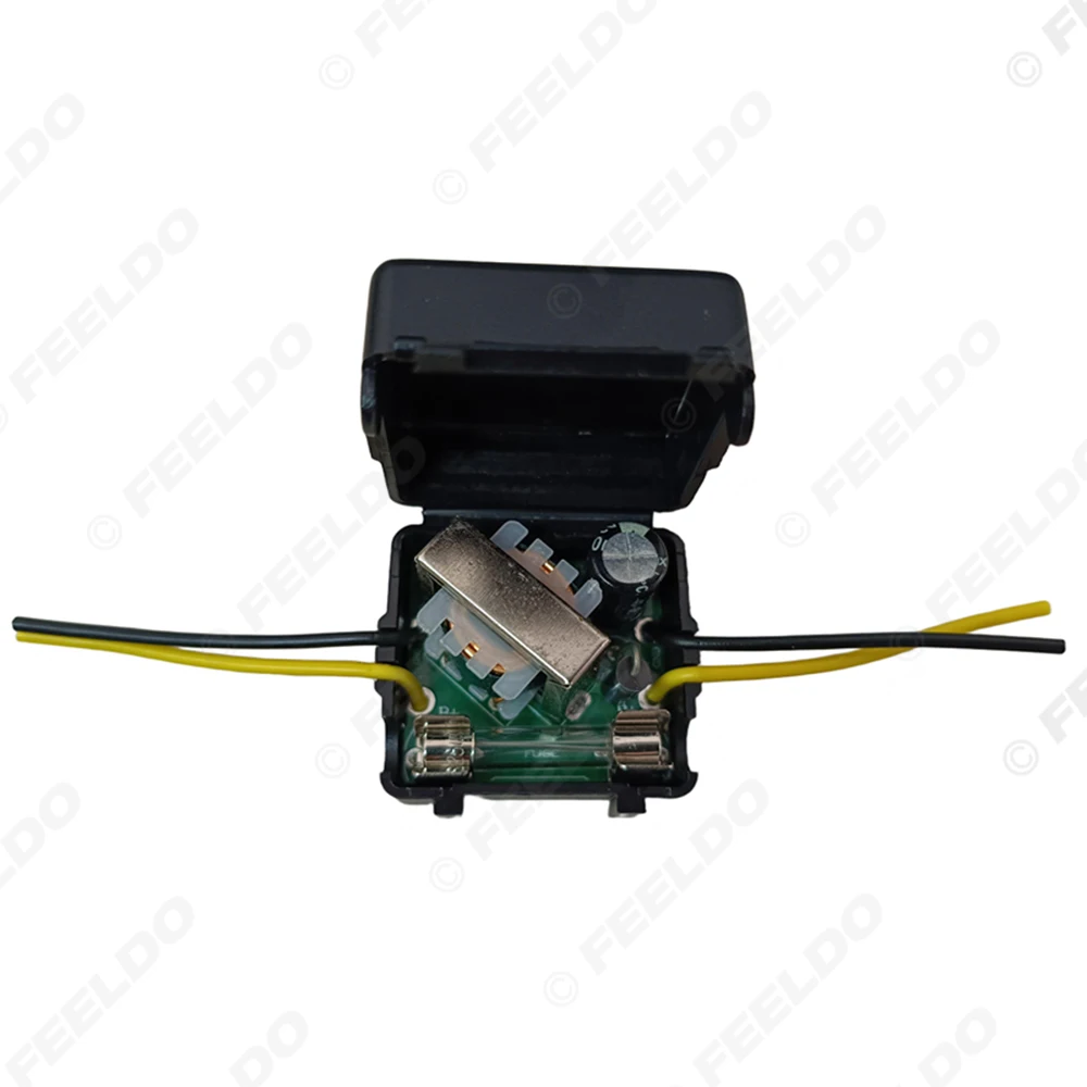 3Pcs Car DC12V Power Supply Voltage Stabilized Filter For Car Radio Avoiding Screen Flicker Engine Runing Cycle Current Noise