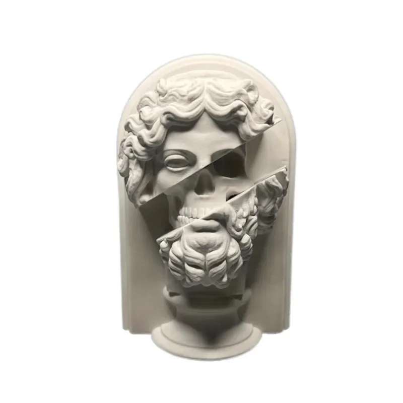 Zeus European retro Roman mythology plaster statue sculpture creative personality high-end art decoration tabletop ornament gift