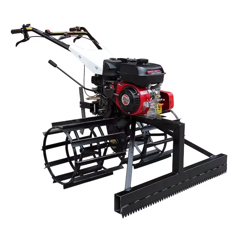 8 Hp small concrete paving ash loader, gasoline engine concrete floor cement leveling machine