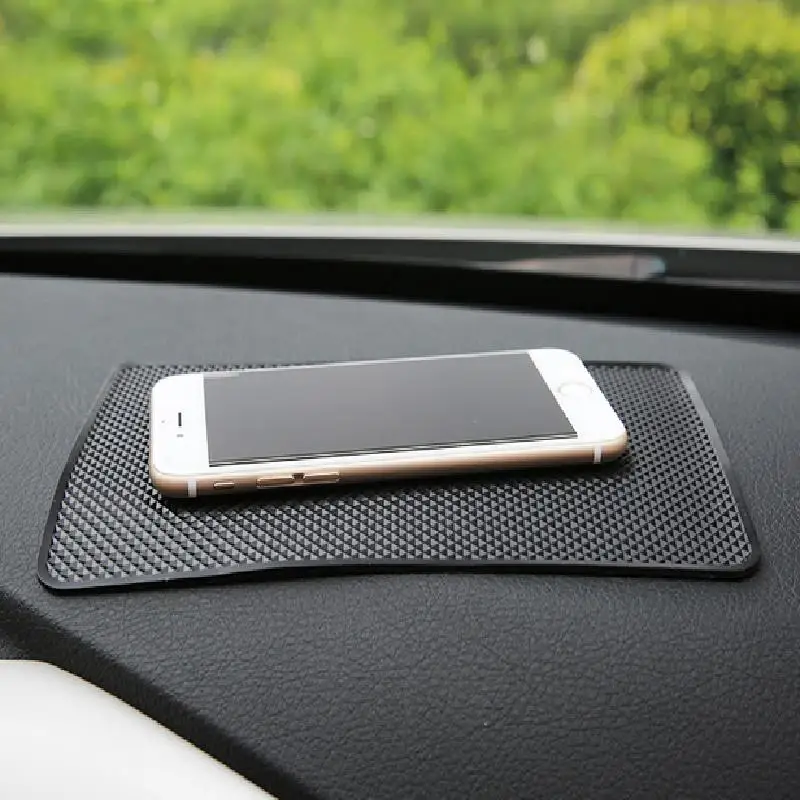 Car Dashboard Non Slip Grip Sticky Pad Phone Holder Mat Anti-skid Silicone Mat Car Mat Car Interior Accessories