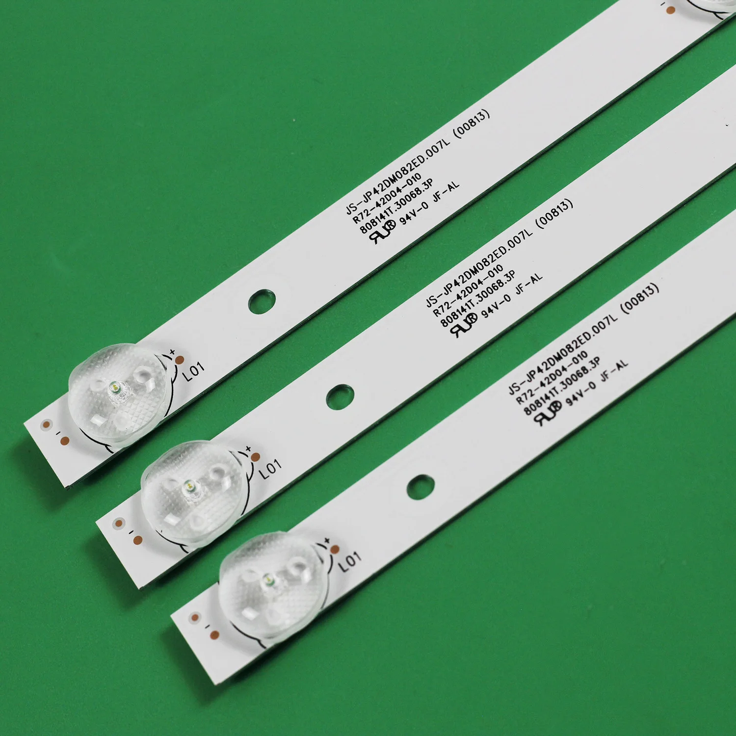 New 3pcs/set 808MM LED backlight strips for JS-JP42DM082ED.007L(00813) R72-42D04-010 STARWIND SW-LED42BB200 6V