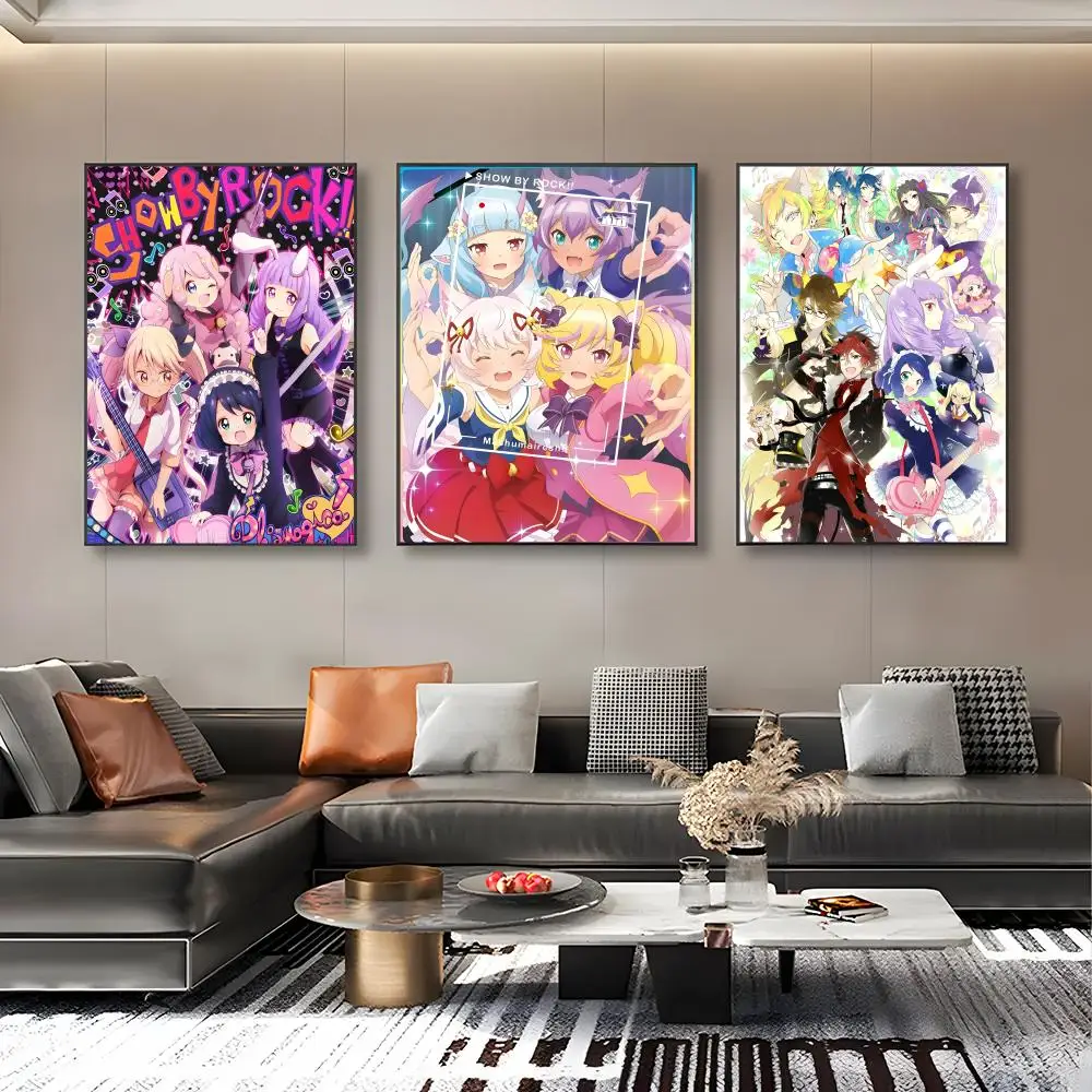 S-SHOW BY ROCK!! absorbing Poster Modern art bathroom wall waterproof frameless decorative gift