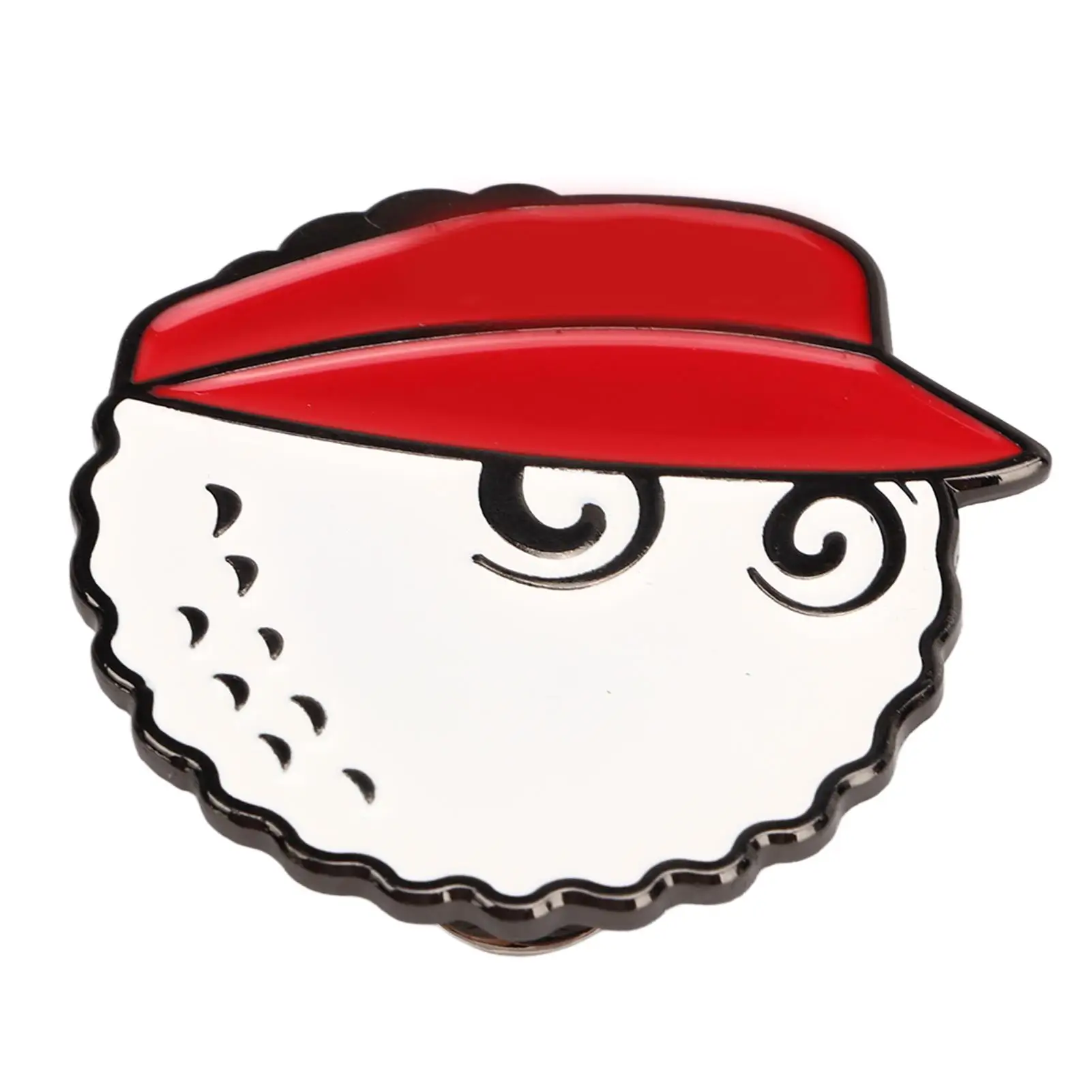 Marqueur de clip de chapeau de boule d\'alliage de zinc de degré de rouille, cadeau de golfeur idéal pour des femmes, artisanat exquis