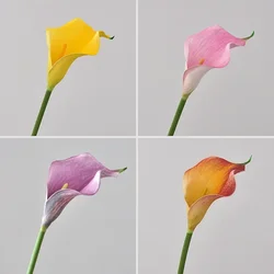 Artificial Horseshoe Lotus EVA Long Pole Artificial Flower Home Decoration Living Room Decoration Photography Props