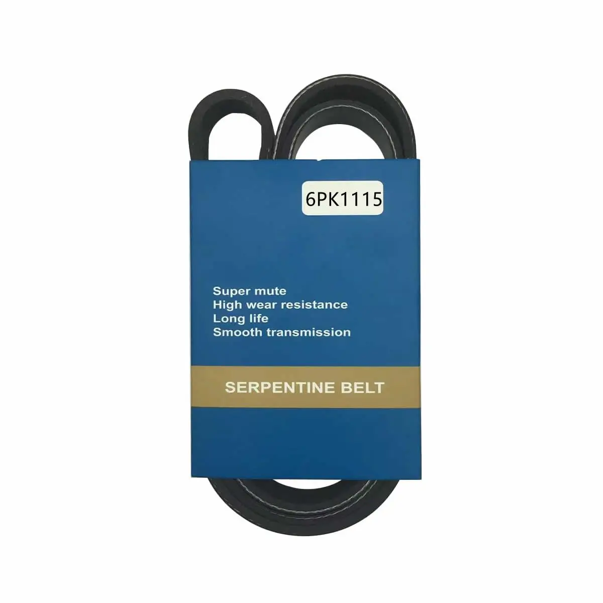 

6PK1115 Serpentine Belt 6 Ribs 43.90 inch for A3 2009-2013 Beetle 2012-2013 Jetta 2012-2013 2008-2010 Passat 2008-2010 EPDM