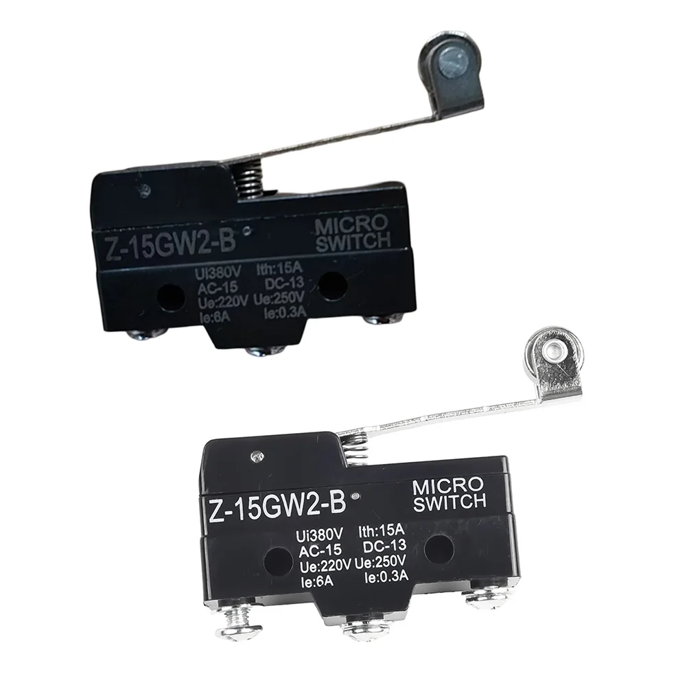 

Набор из 2-х концевых выключателей Z15GW2B SPDT с мгновенным роликовым рычагом и надежными латунными и серебряными клеммами для проводимости