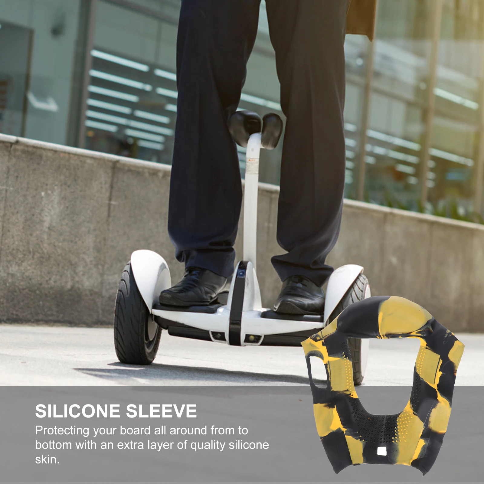 

6.5inch Balancing Scooter Protective Cover Silicone Case Skin Strong Armor Shockproof Anti-Scratch Durable Fit for 6.5\