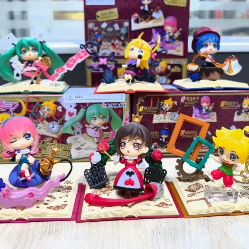 

New Re-Ment Hatsune Miku Incredible Secret Book Series Blind Box Kaito Meiko Mini Figures Cute Toy Decor Model Birthday Gift Toy