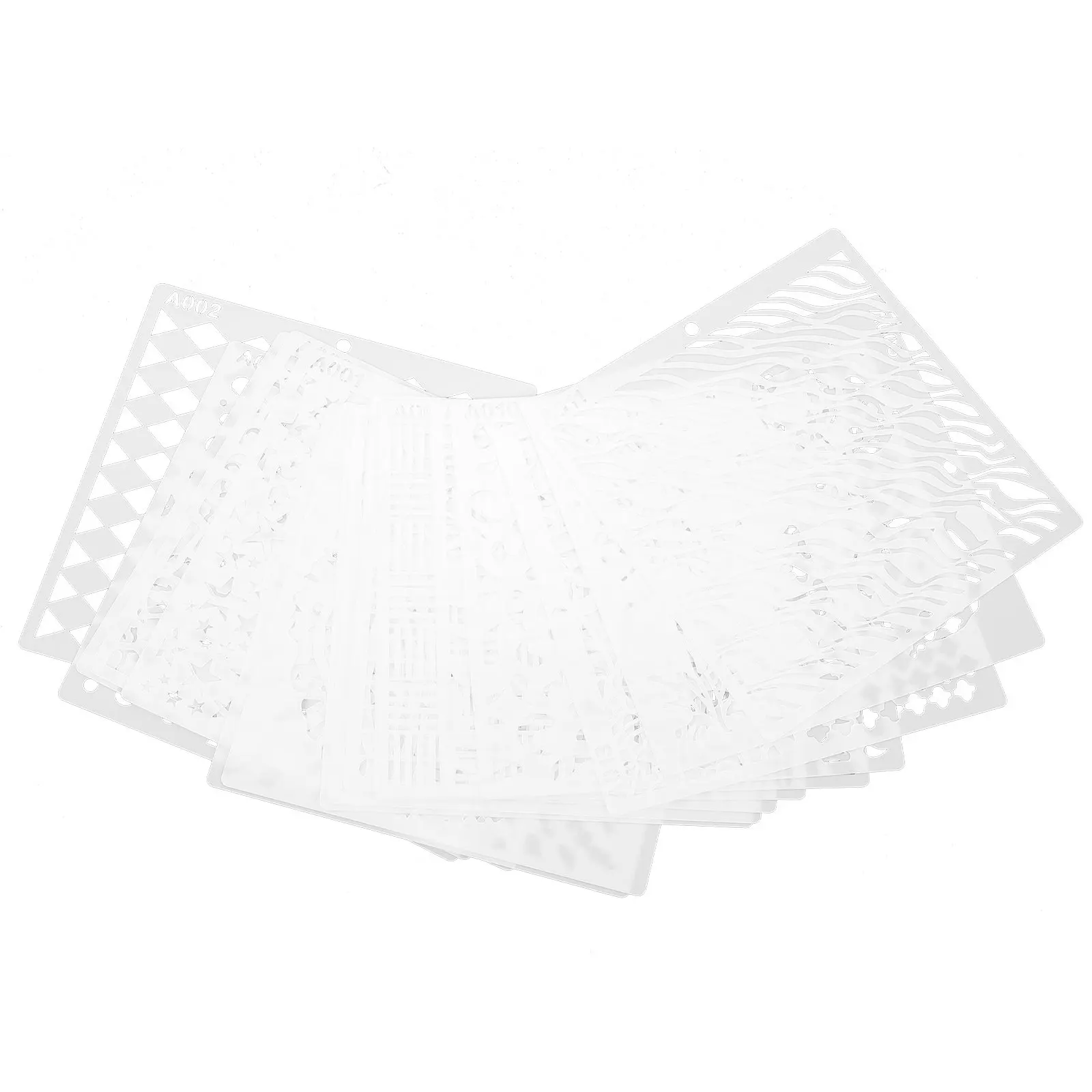 

Pattern Stencils Plastic Drawing Templates For Diy Crafts Painting Projects Wall Art Reusable Stencils For Kids Adults