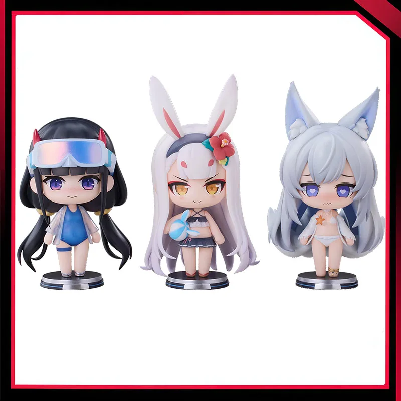 

В наличии оригинальный летний купальник HanaBee Azur Lane, полная модель, фигурка чиби Vol.1 Shimakaze Noshiro Shinano Kawaii, игрушки для кукол