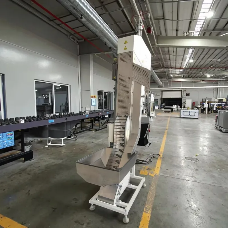 EXW Customizable Z Type Bucket Elevator Conveyor Inclined Transport System For Food Feed Chemical Powder Material Handling