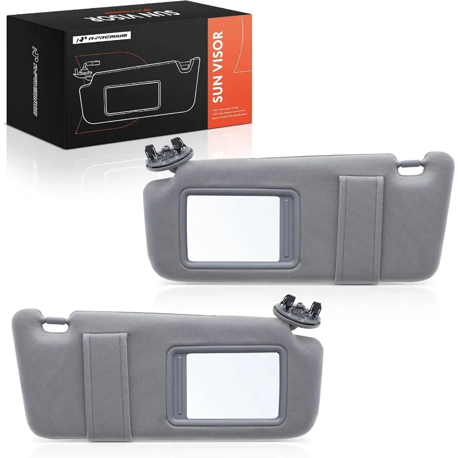 

Driver and Passenger Sun Visor Compatible with Camry 20072011 Models Featuring Vanity Mirror Designed for Vehicles Without Sun