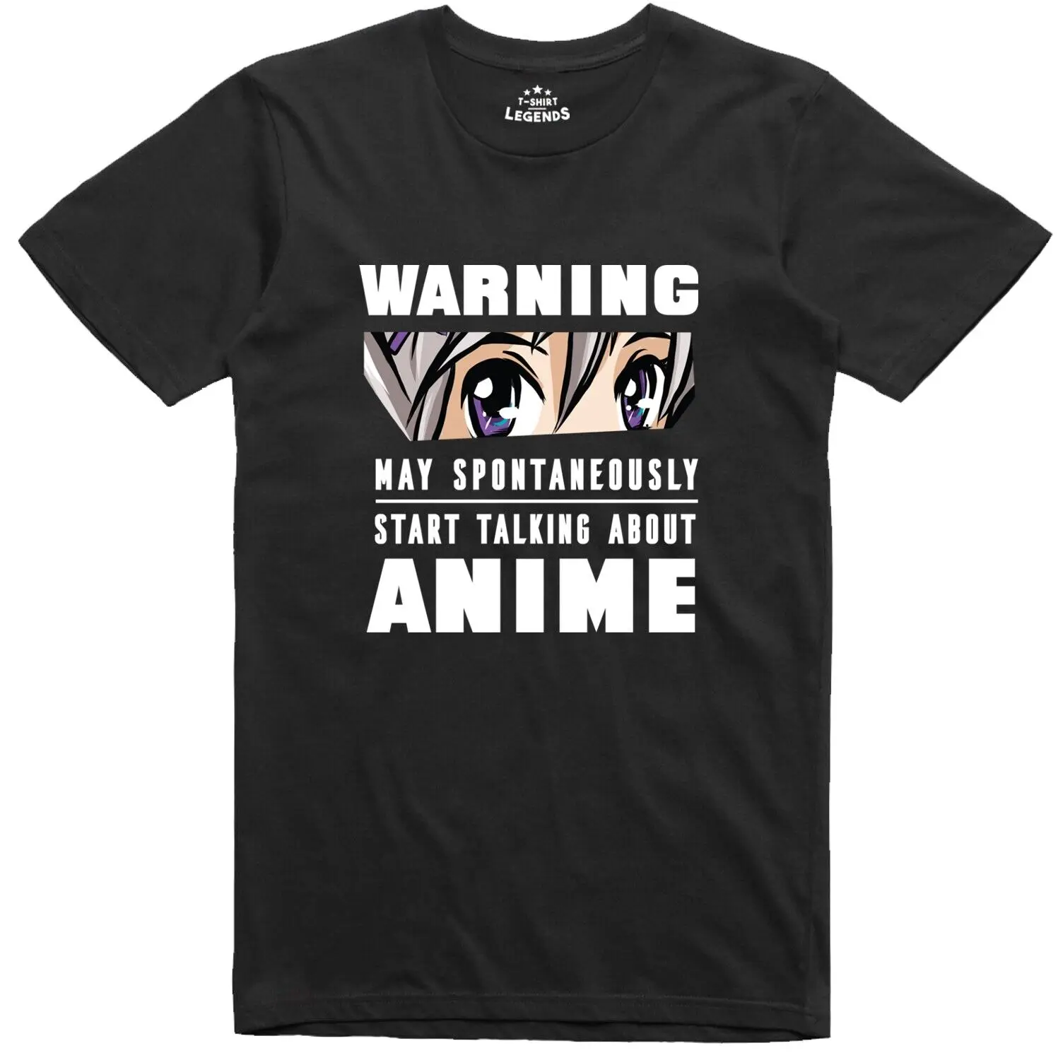 

Mens Anime T Shirt Manga Japanese Geek Regular Fit Tee