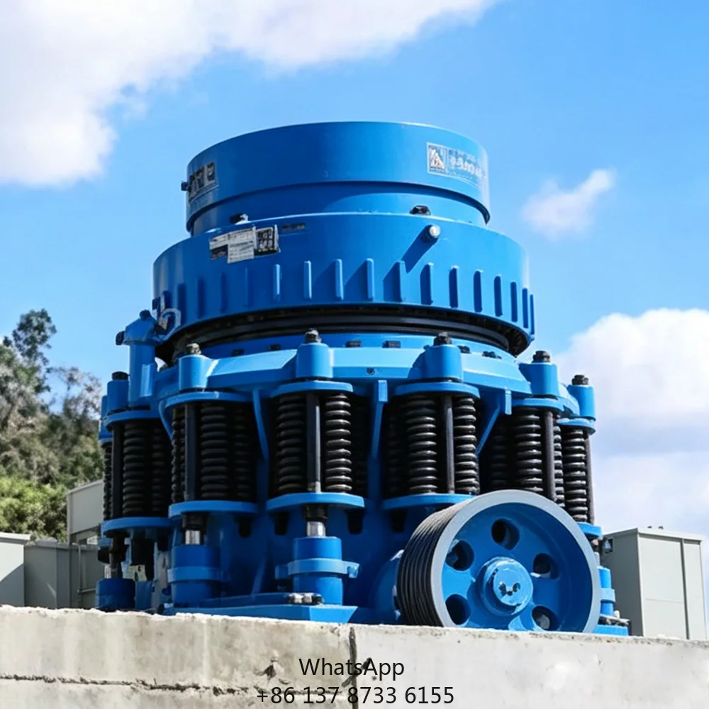 Professional Multi Cylinder Hydraulic Cone Crusher Engine High Productivity Max.850t/h Capacity For Rock Iron Ore Gold Mine