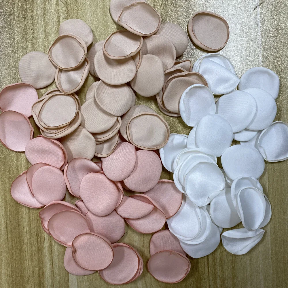 Simple 2000 Pcs Rose Petals for Wedding 3-4CM Silk Flowers Artificial Petal For Dessert Wedding acessórios para casamento Decor