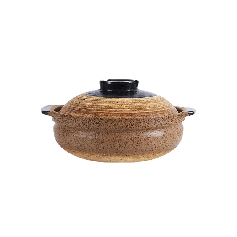 

Japanese-Style Casserole Household High Temperature Resistant Old-Fashionable Set Soup Pot