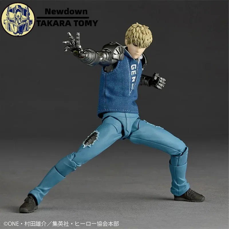 الأصلي Kaiyodo Revoltech مذهلة ياماغوتشي جينوس واحد لكمة رجل 16 سنتيمتر البلاستيكية أنيمي عمل الشكل جمع نموذج اللعب هدية