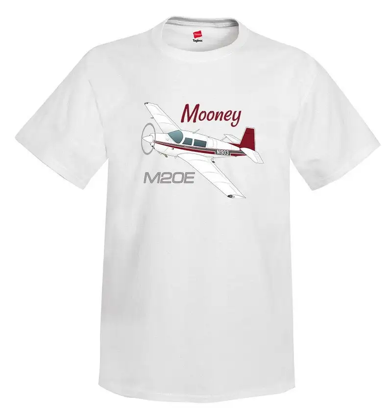 Mooney M20E Custom Airplane T-shirt Personalized with Your