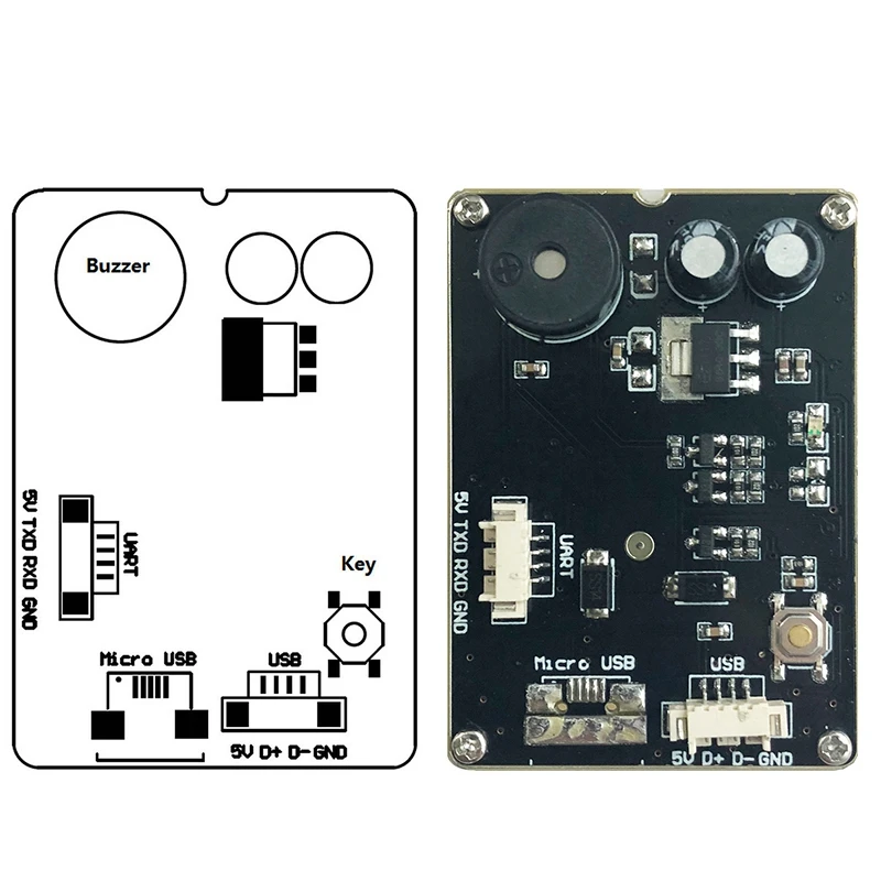 Imagem -04 - Módulo de Scanner e Leitor para Ônibus Usb Rs232 1d 2d qr Android Barato Nova Interface de Design Gm72-barcode