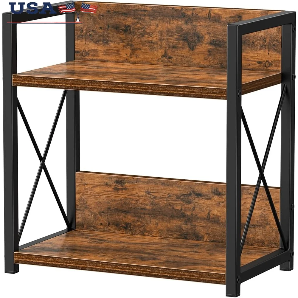 

2-уровневая полка для специй, органайзер, кухонная полка, деревянная кофейная станция, органайзер для хранения кладовой, нескользящий, прочный, устойчивый к ржавчине