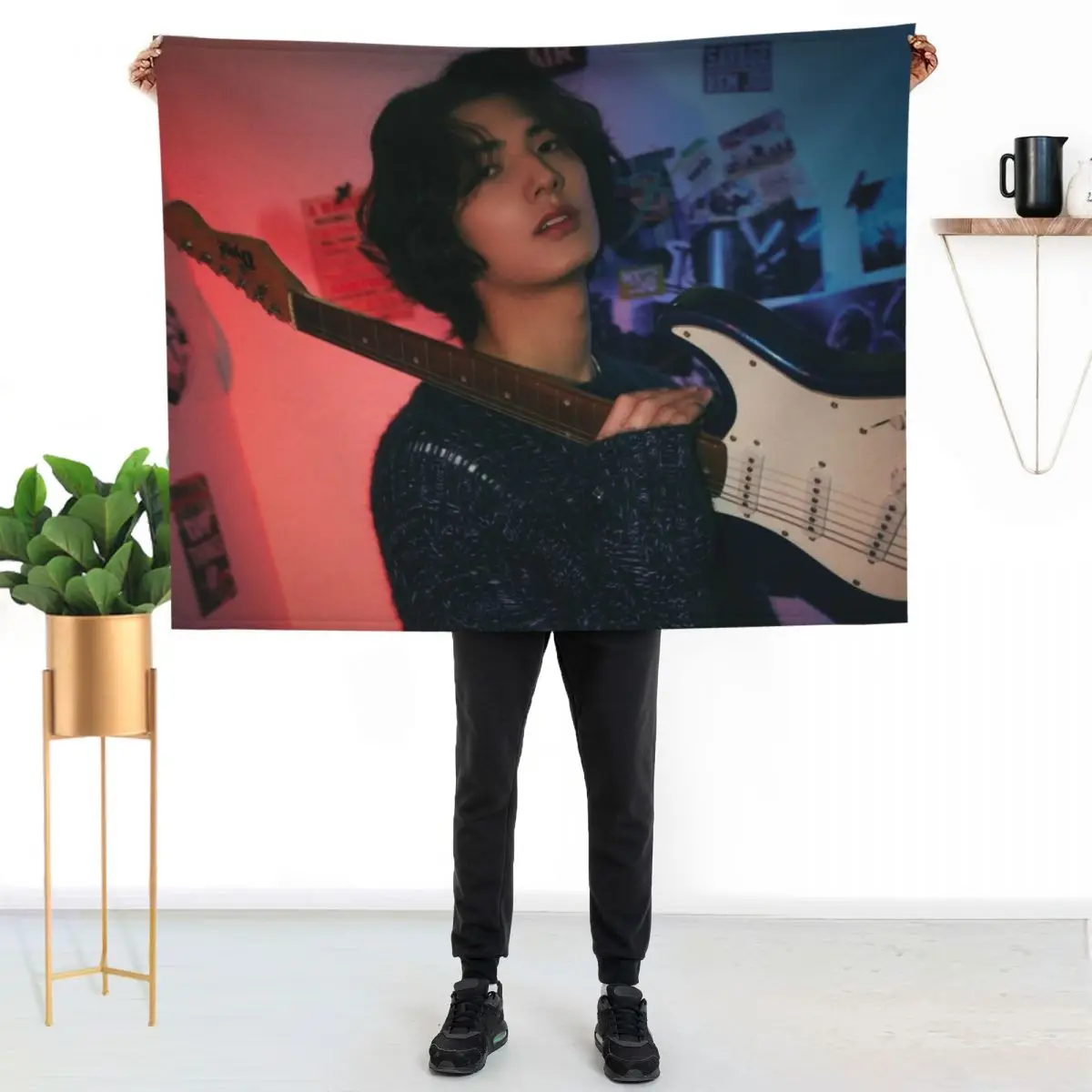 

Xdinary Heroes Jooyeon Throw Blanket Warm Flannel Blanket for Couch Chair Bedroom