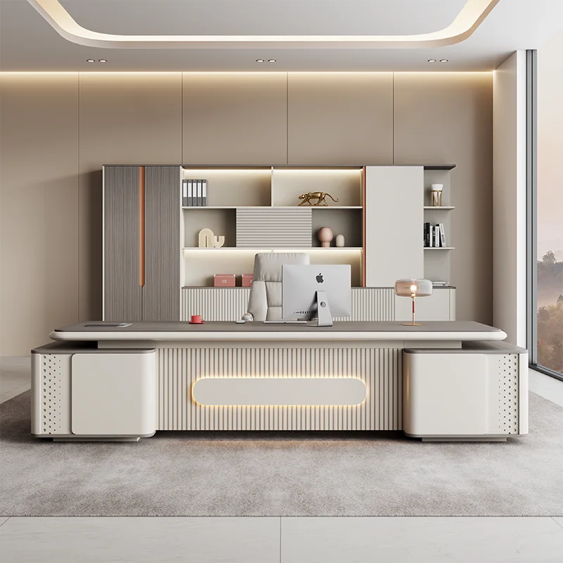 Gaming Computer Straight Row Table Seating Chair Modern Gaming Corner Office Desk L Shaped Sedentary Home Auxiliary Furniture