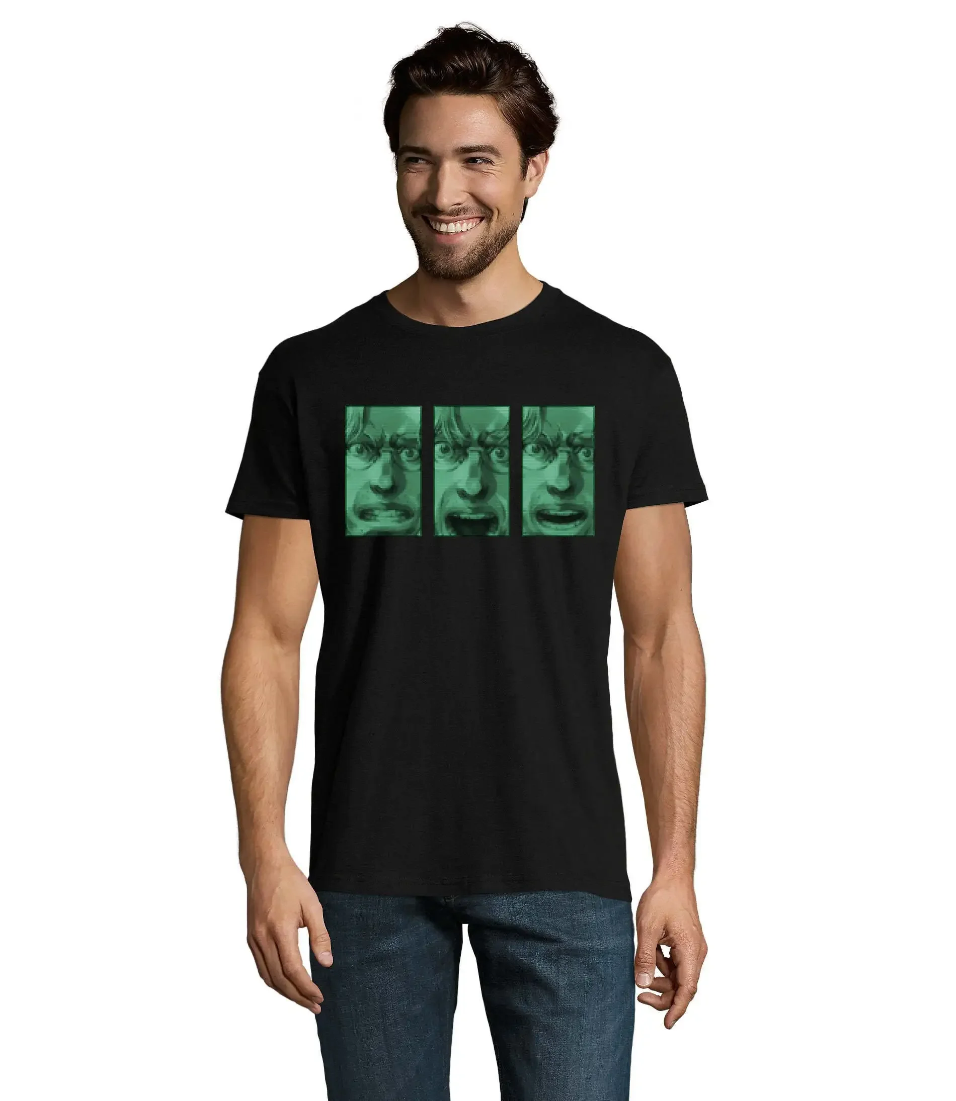 Otacon Codec Face Men'S Cotton T Shirt