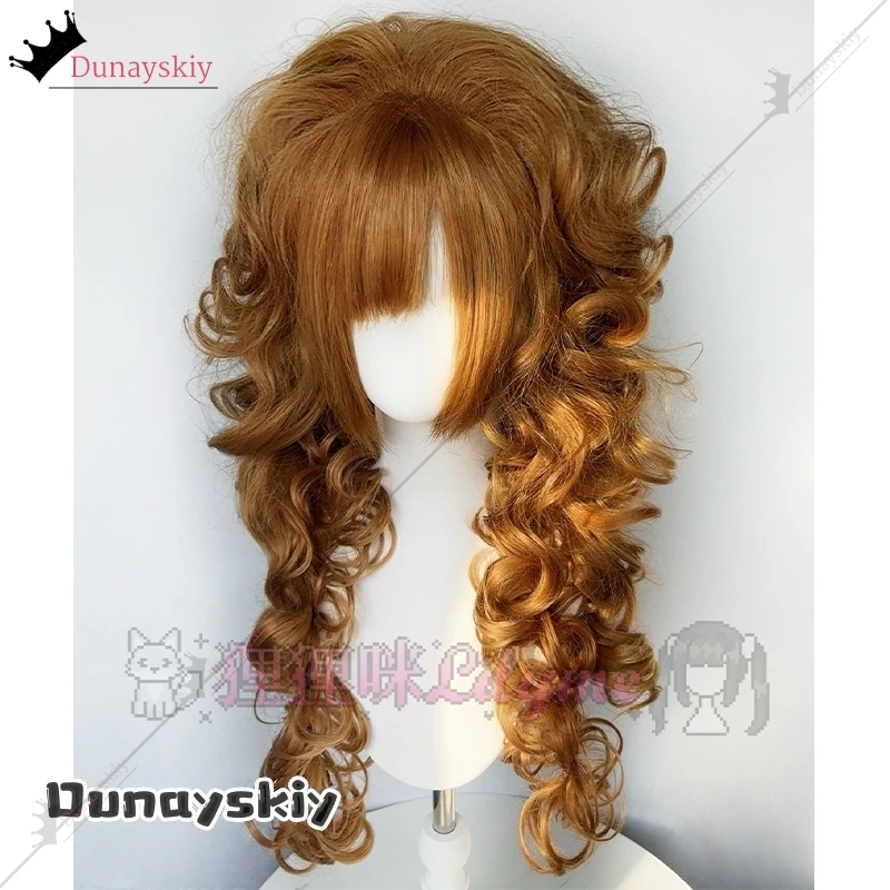 YiNuo*Cosplay Messiah Complex Gyaru Full Head Wig Costume 70CMHarajuku Hairpiece Gal Volume Curly Wig Natural Heat Resistant Wig - view 6