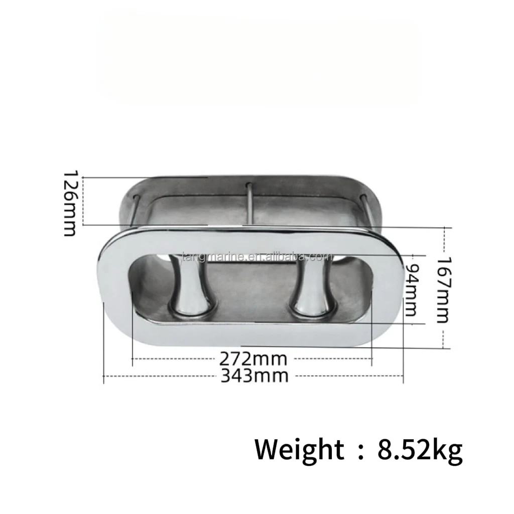 TANGREN Marine Hardware 316 Stainless Steel Bow Chock Fairlead Boat Accessories 14