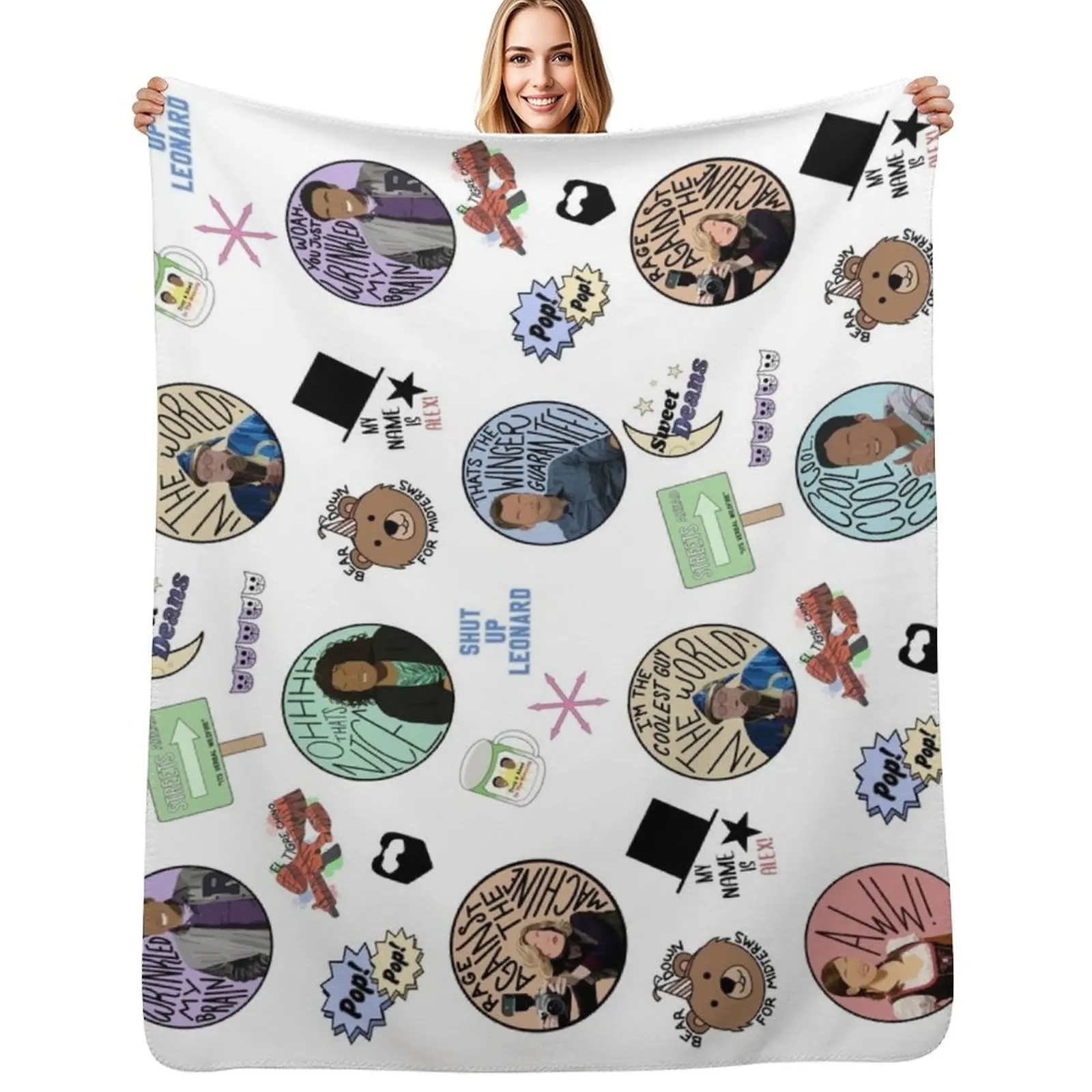 

The ULTIMATE Community Package Throw Blanket Luxury Brand Softest funny gift Beach Blanket