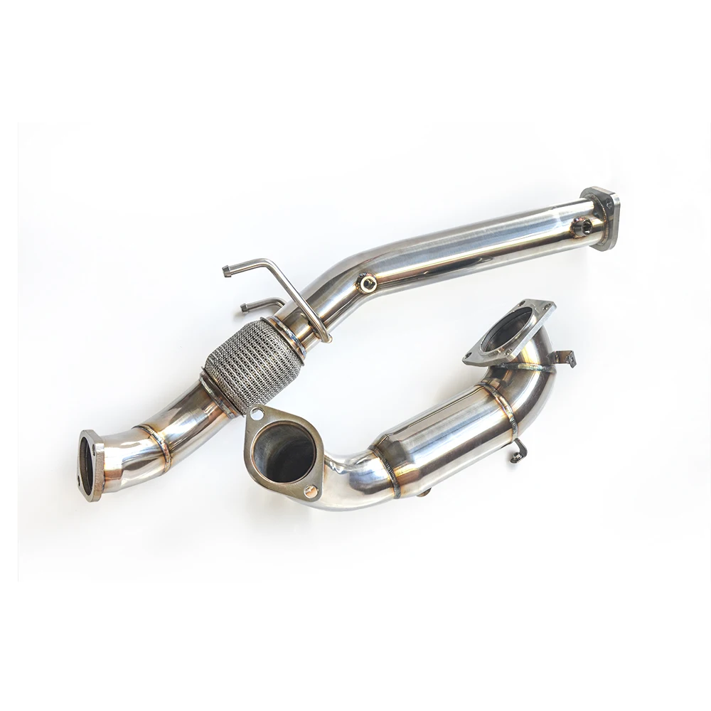 Exhaust Downpipe used for  Hyundai Elantra N 2.0T automotive exhaust system without cat drainage pipe